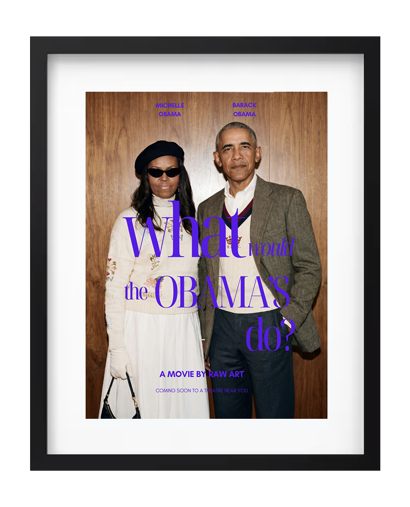 WHAT WOULD THE OBAMA'S DO: "V" POSTER