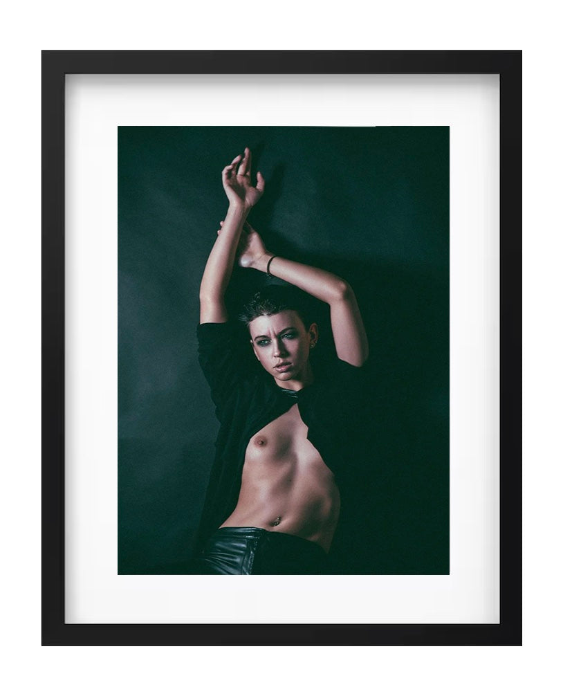 Black Orchid / 1 | Expressive Wall Art